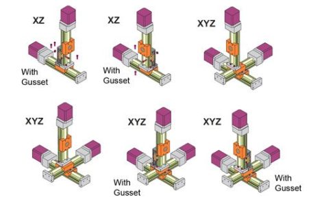 Mounting XSlide™ Assemblies Together – Multi-Axis Positioning