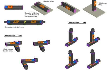 Multi-Axis Positioning – Using BiSlide™ Assemblies – XY, XZ, Theta