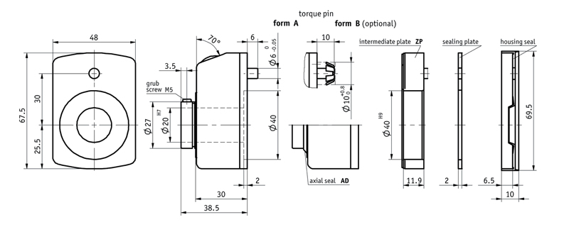 Linear Stage Revolution Counter Drawing